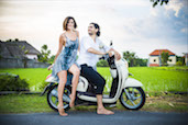Fun on the motorbike, Pererenan, Bali. Check out more photos from Alex & Najib.
