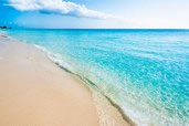 Blue water of the Caribbean Sea, 7-Mile Beach, Grand Cayman