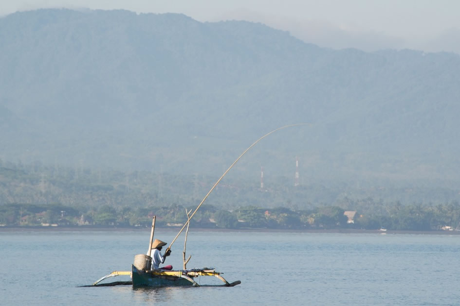 Fisherman in the Morning, Lovina, Bali