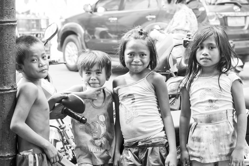 Street kids, Manila