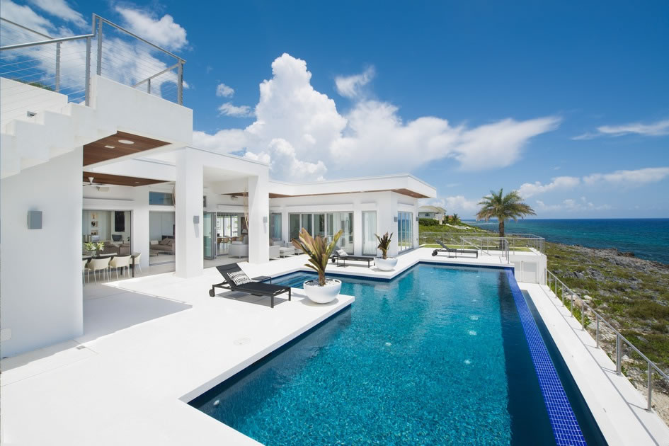 Waterline, a stunning house on the Cayman Cliff. Featured in Real Life Magazine Fall 2015.