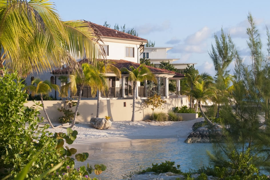 Casa Luna in Cayman, gardens designed by Sandy Urquhart, see more photos here.