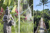 Umah Nyepi Villa’s fountain and bridge, Ubud, Ubud, Bali. Check out more photos Umah Nyepi.