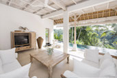 Downstairs living room at Shamballa Residence Villa.