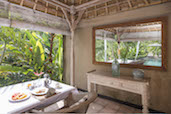 Breakfast nook at Shamballa Residence Villa.