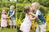 Brother and Sister in the Garden, Cayman Islands