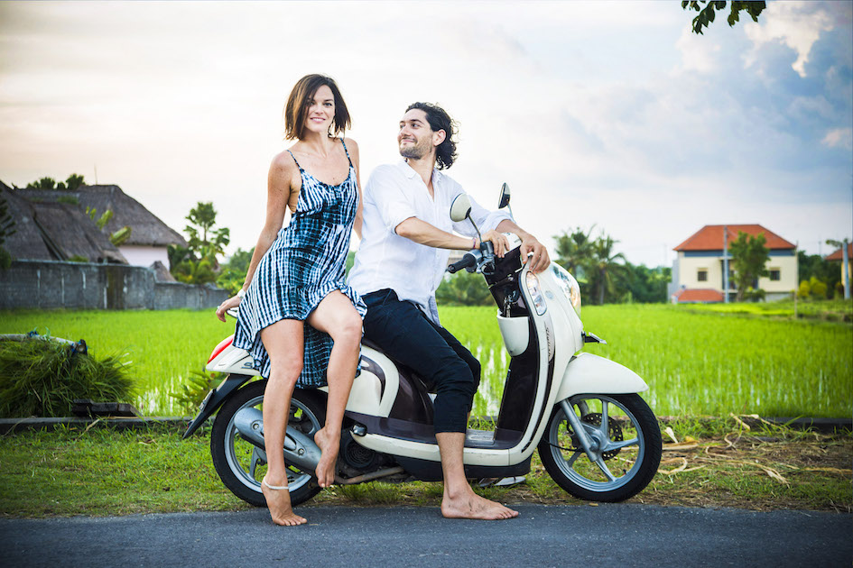 Fun on the motorbike, Pererenan, Bali. Check out more photos from Alex & Najib.