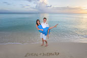 Sunset engagement shoot with Ben and Jamie, Cayman Islands.