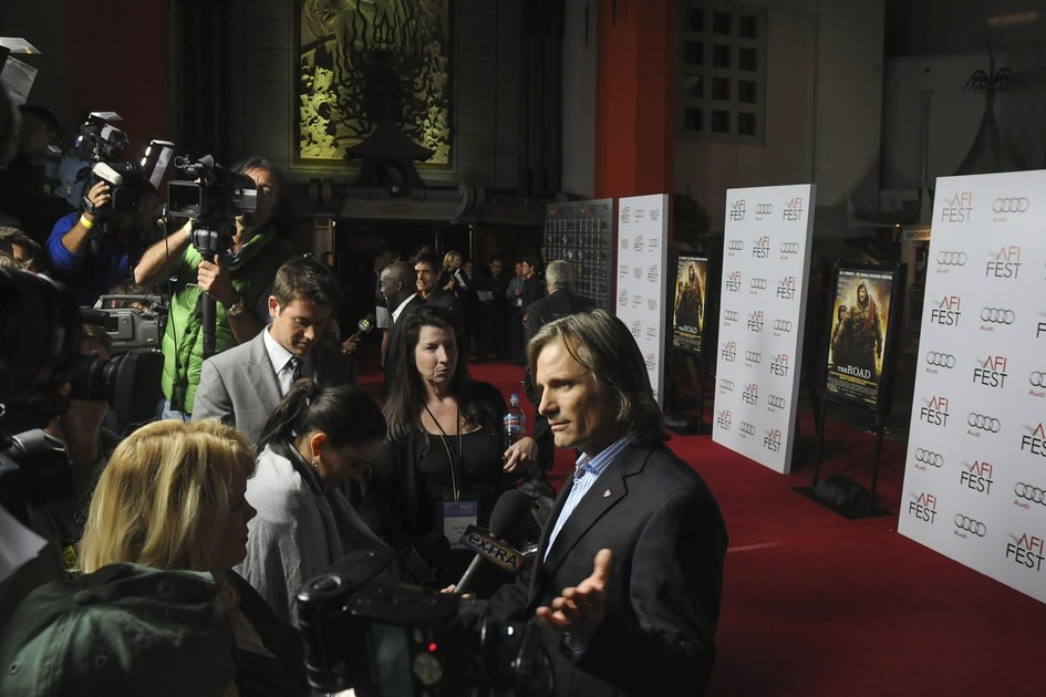 Viggo Mortensen, The Road premier, Chinese Theater, Hollywood
