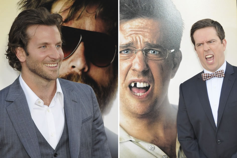Bradley Cooper & Ed Helms, Hangover premier, Chinese Theater, Hollywood