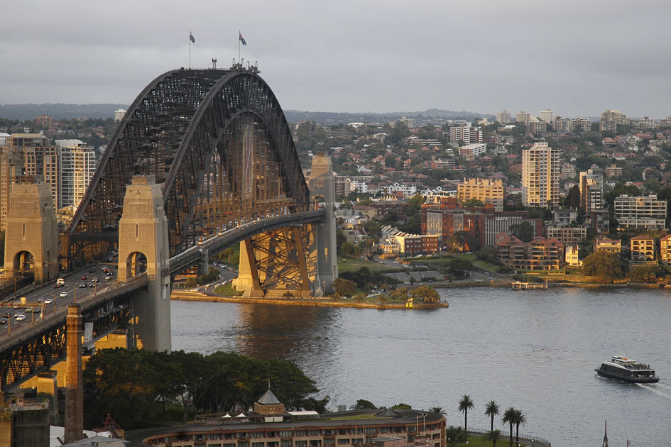 The Tower Bridge in the late afternoon, Sydney