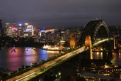 The Tower Bridge at disk, Sydney