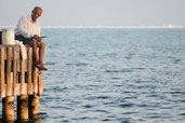 Fishing at Red Bay Dock, Grand Cayman