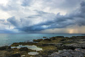 Stormy summer days with the Jolly Roger, Smiths Barcadere, Grand Cayman