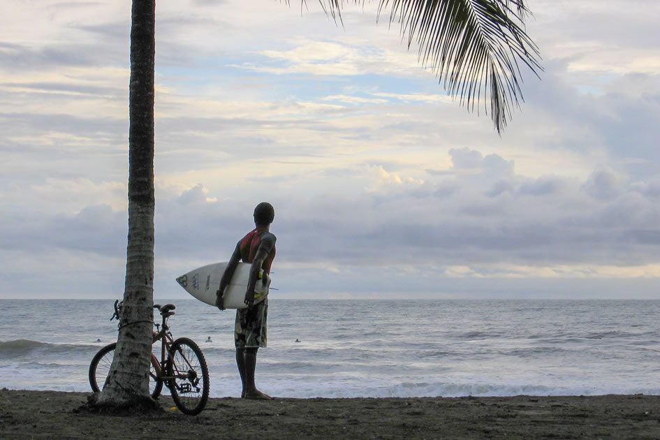 Sunset surf