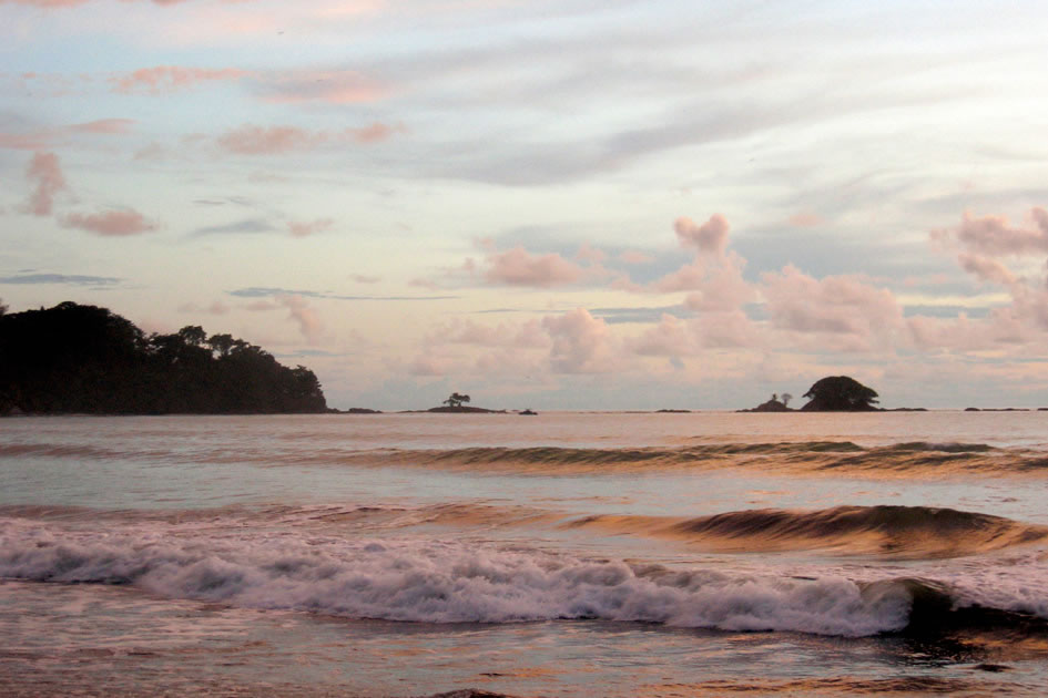 Sunset on the beach