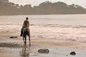 Sunset horse ride along the beach