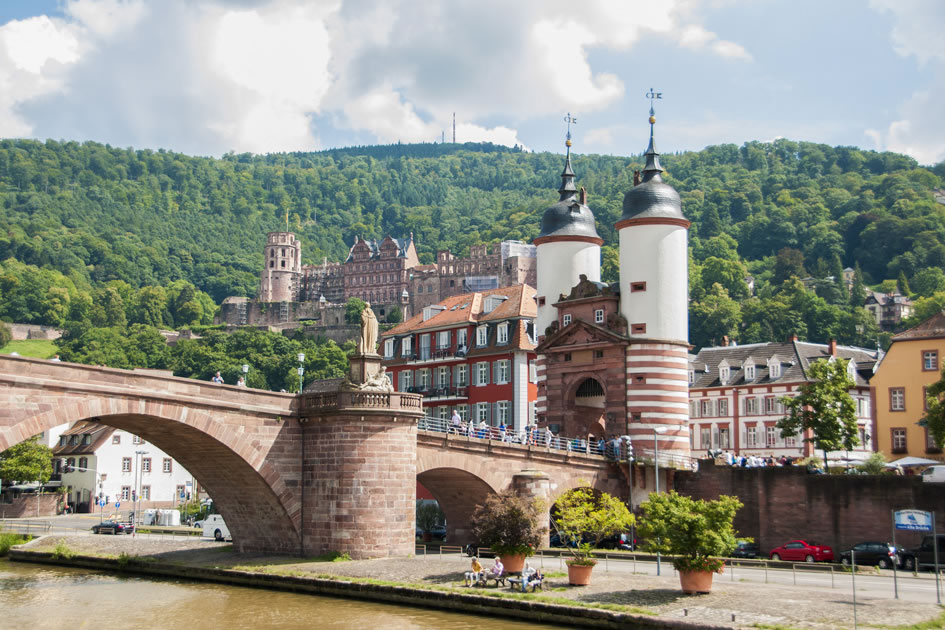 On the River Neckar, Heidelberg