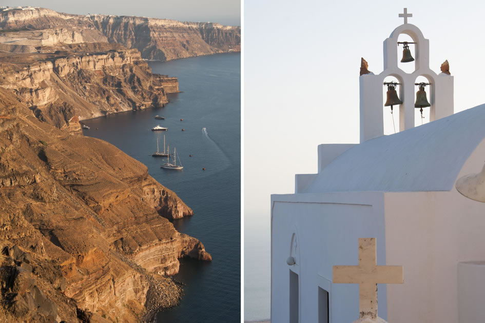 View in Imerovigli - Oia Church, Santorini