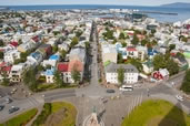 View of Reykjavik from Hallgrimskirkja, Reykjavik