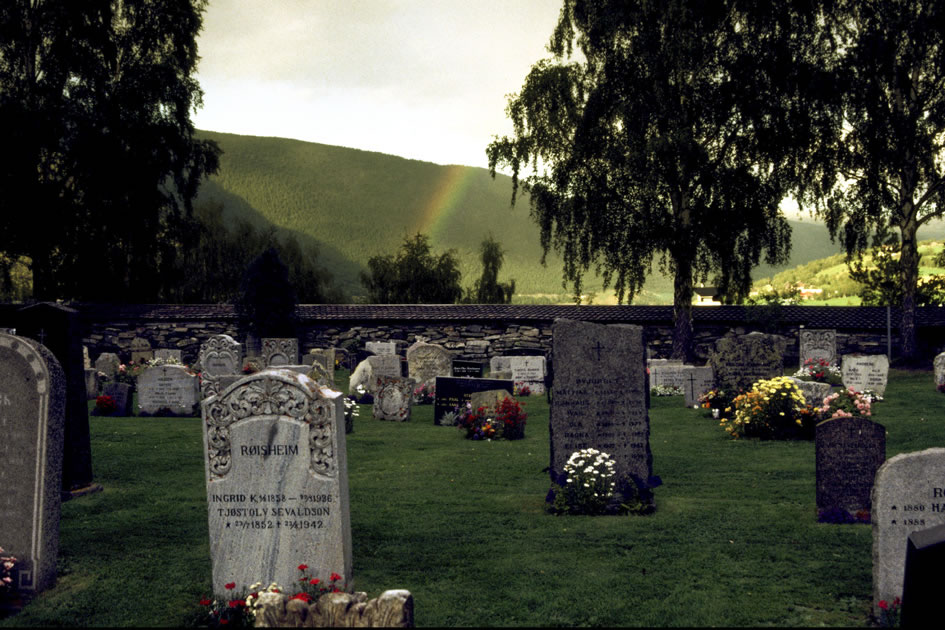 Cemetery at a Stav Church