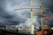 Tripple-Masted Sailboat, Oslo