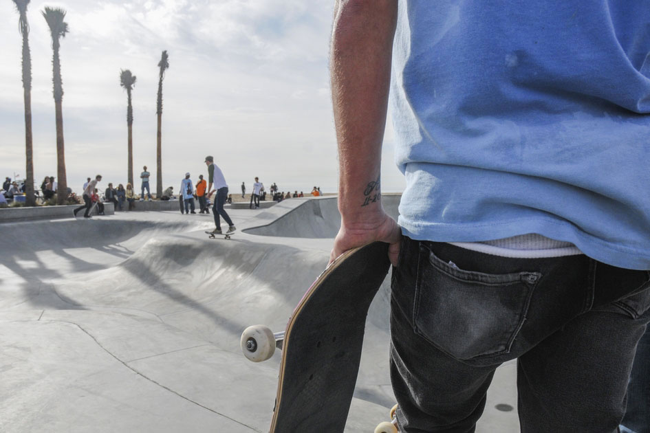 Skater at Venice Skate Park