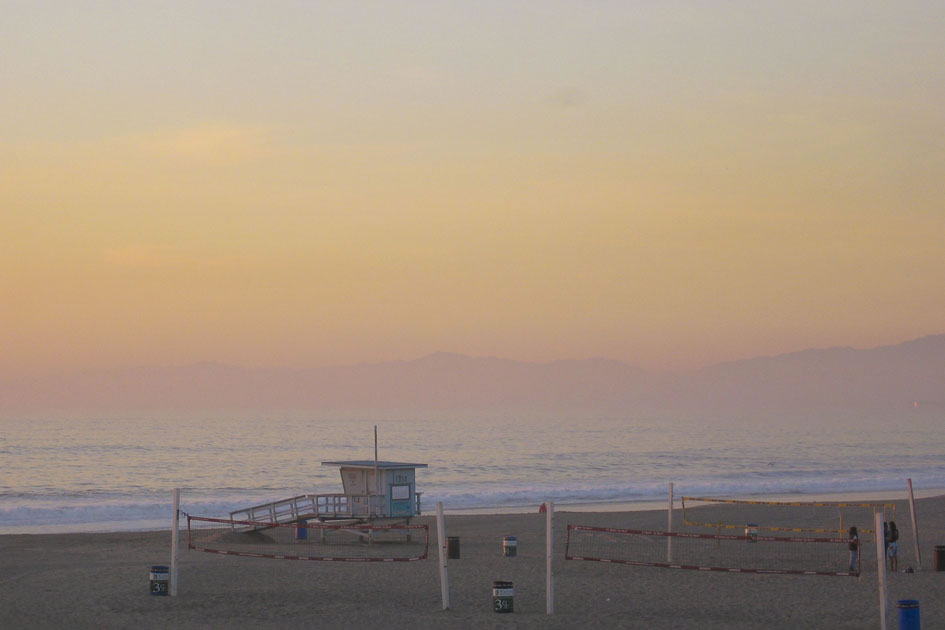 Lifeguard Station at Sunset, Venice