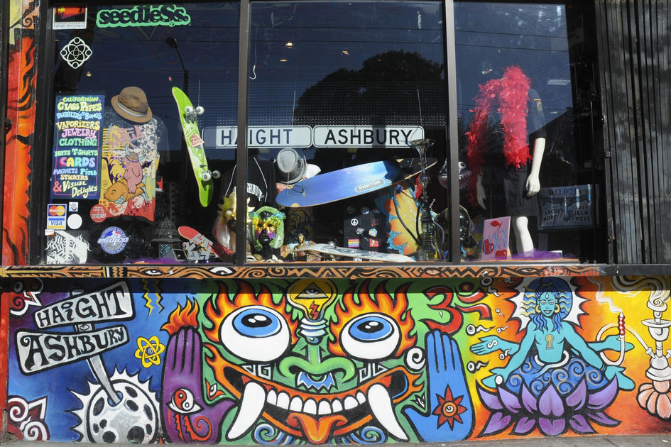 Head-shop in San Francisco’s Haight and Ashbury