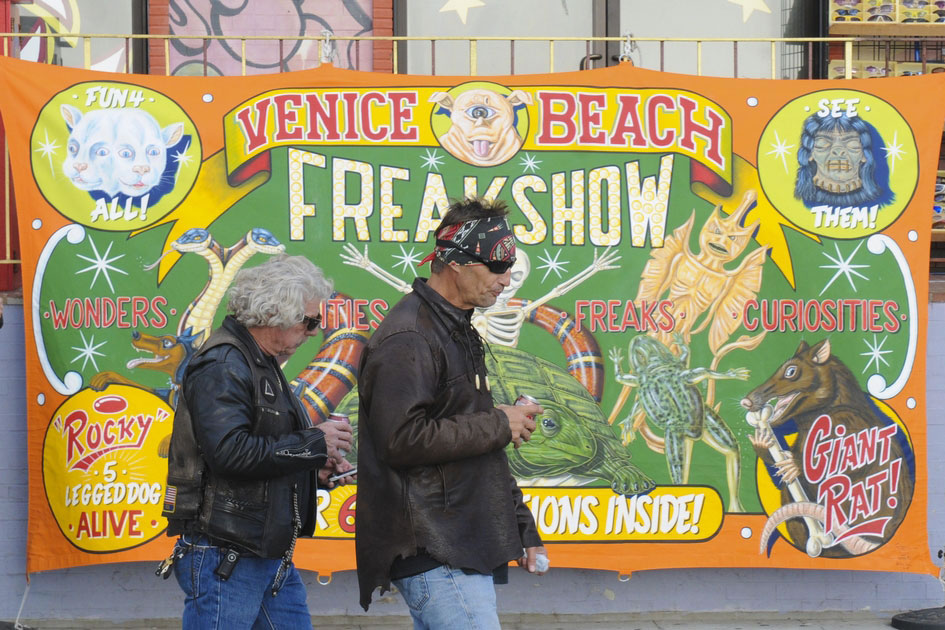 The Venice Beach Boardwalk