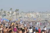 Venice Beach in the summer