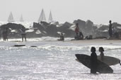 Surfer’s and Sailors at Venice Beach