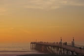 Southern California Pier at Sunset
