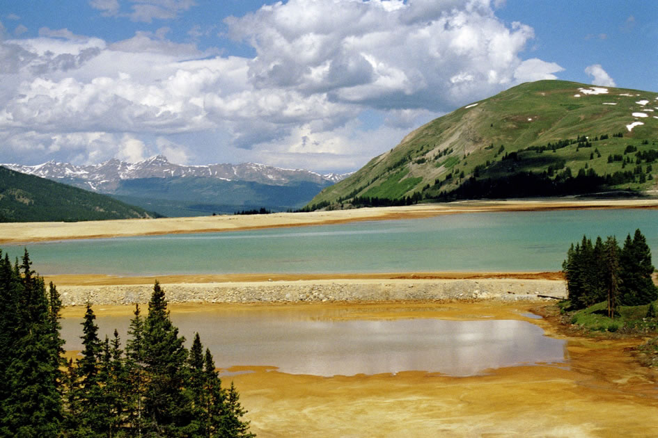 Mine run-off from Climax mine, Leadville