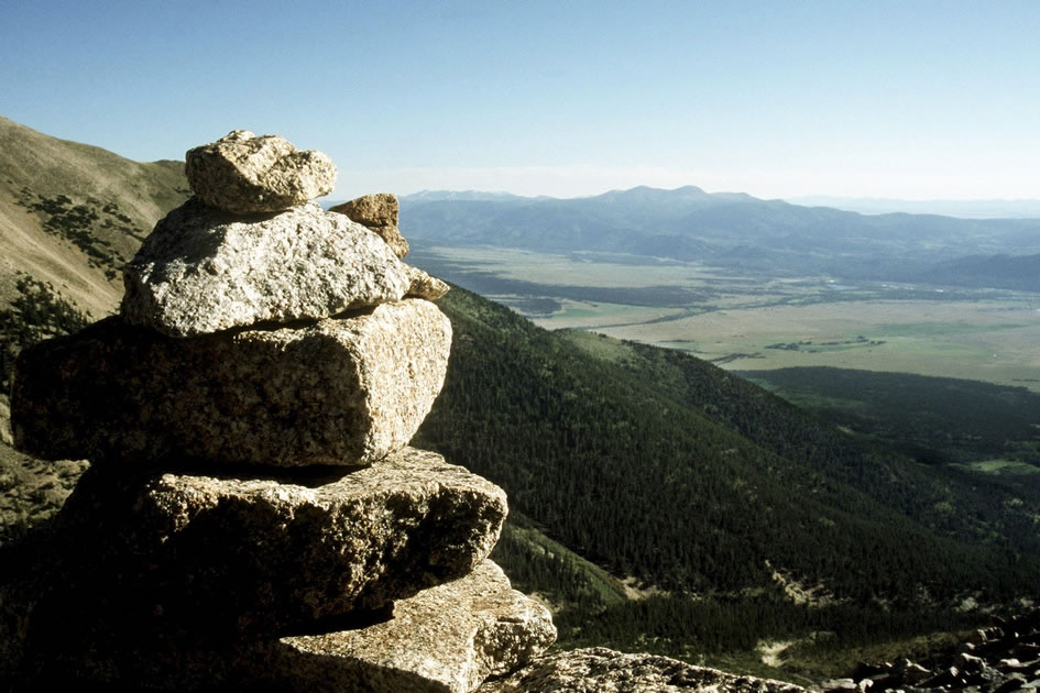 Trail Marker, Mount Princeton