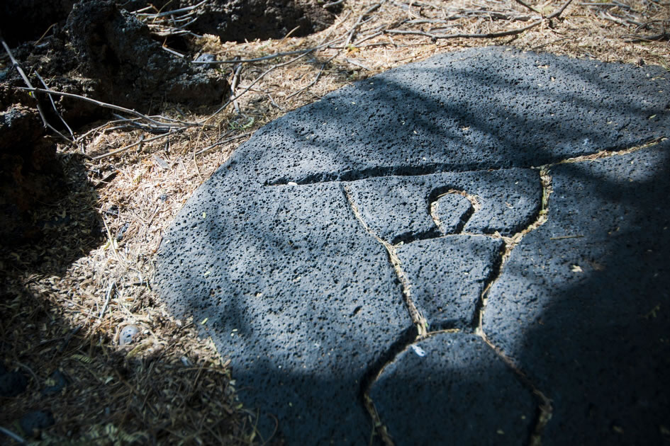 Puako Petroglyph Preserve, the Big Island of Hawaii