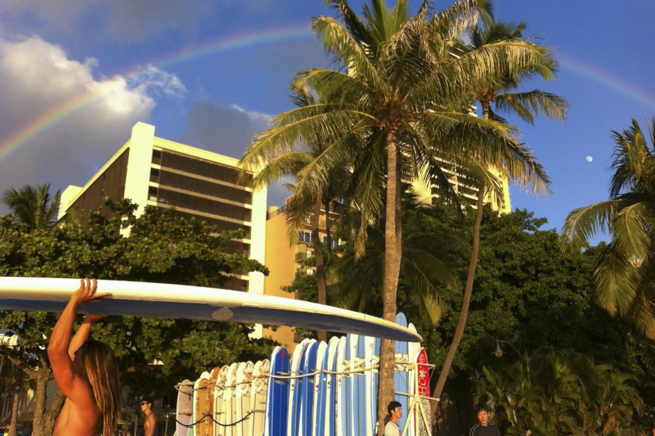 Surf life, Waikiki, Oahu