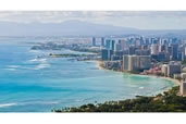 View of Honolulu from Diamond Head, Oahu