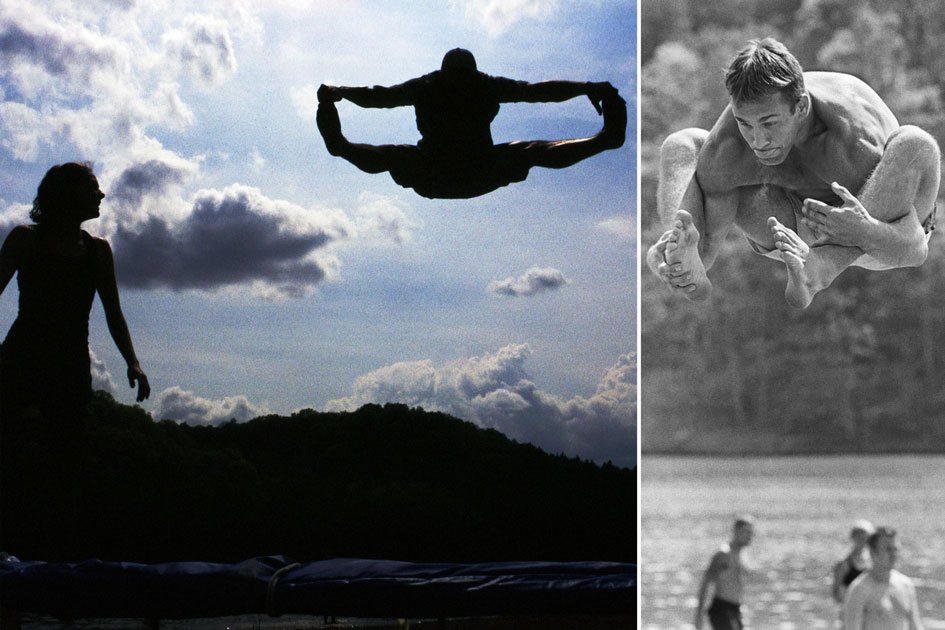 Trampoline Acrobatics, Strouds Run State Park, Athens