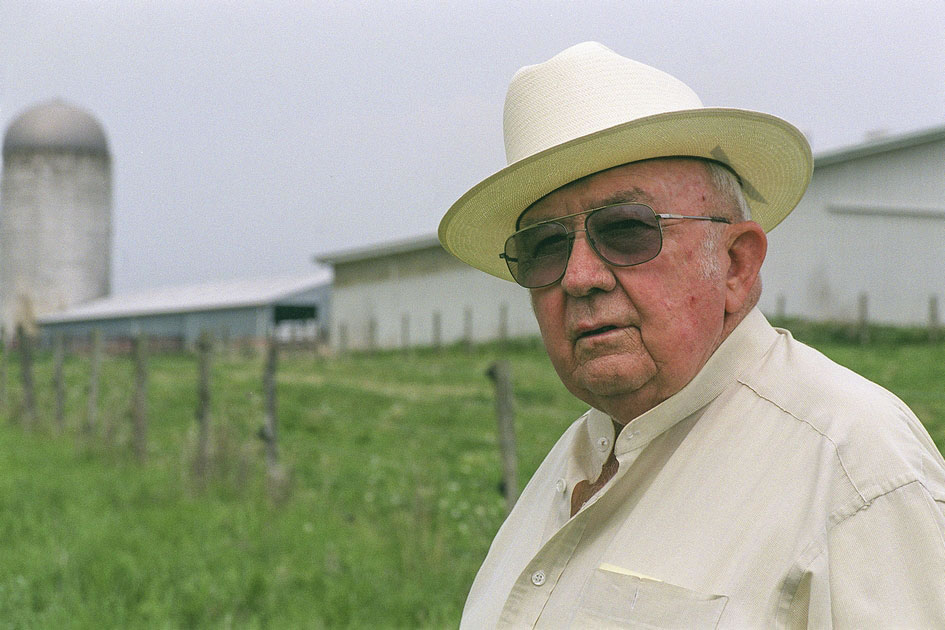The one and only Bob Evans, down on his farm