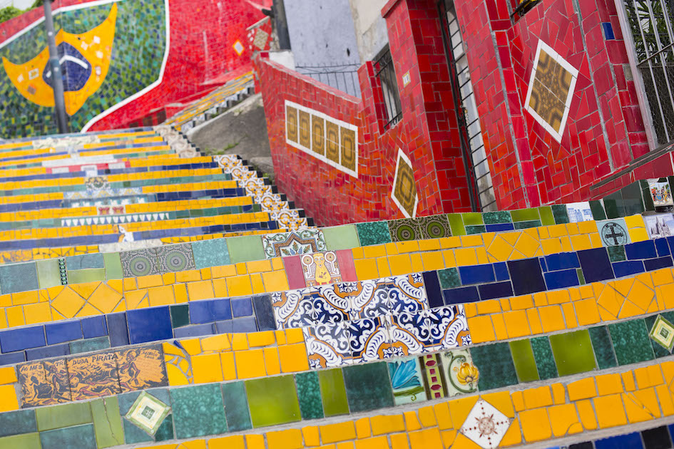 Escadaria Selaron, Rio de Janerio. More photos here.