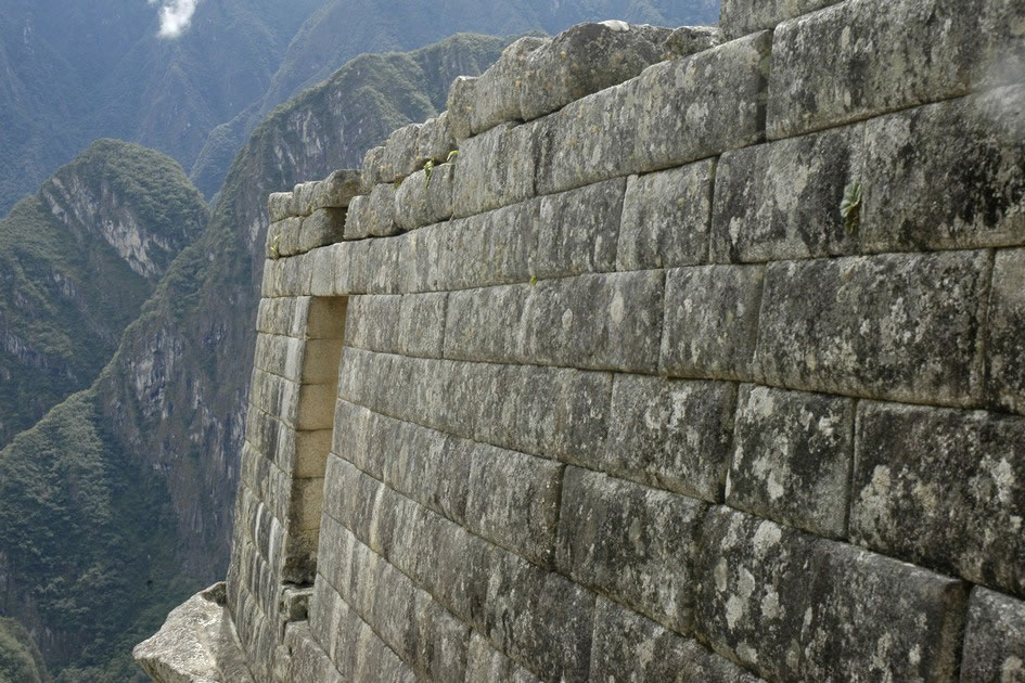 Original building at Machu Picchu