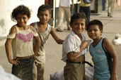 Children in the streets of Iquitos