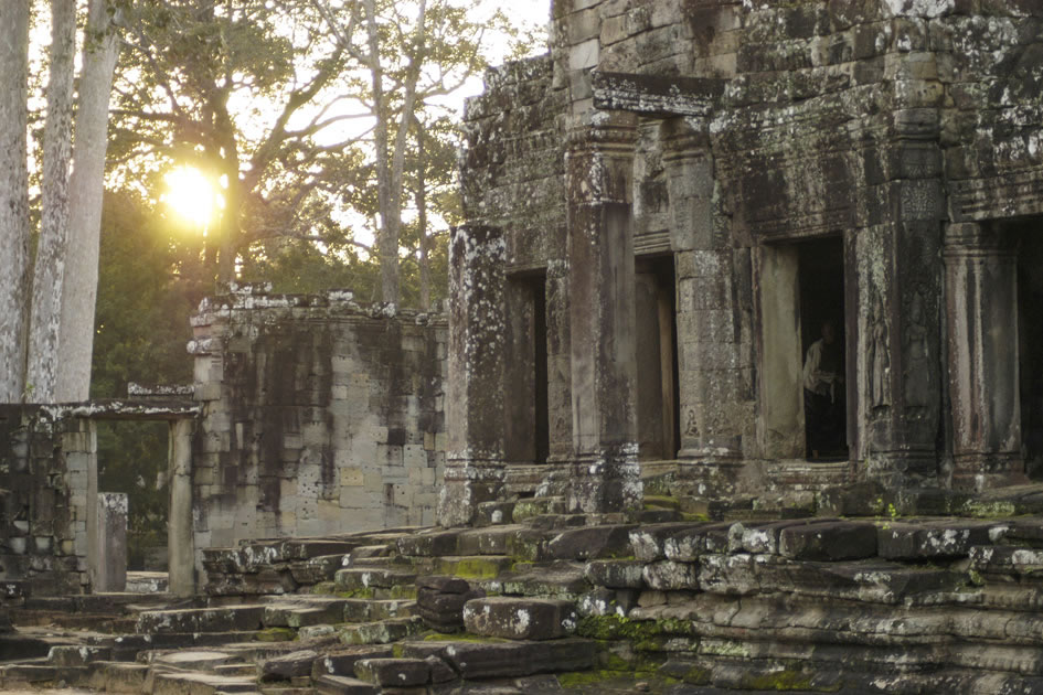 The Bayon Temple at dawn, Siem Reap