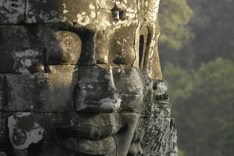 The faces of the Bayon Temple, Siem Reap