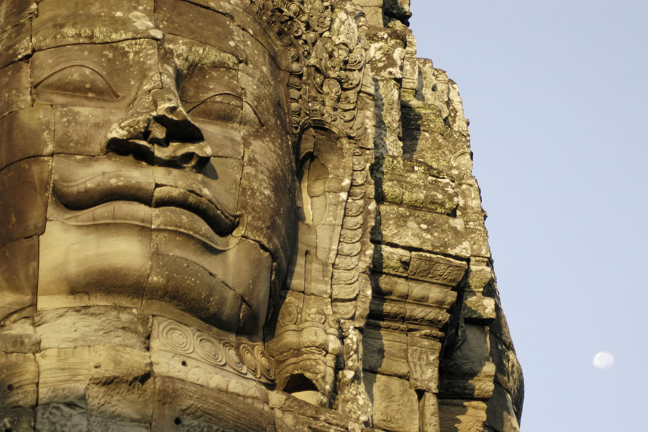 The faces of the Bayon Temple, Siem Reap