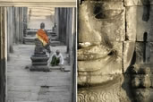 The faces of the Bayon Temple, Siem Reap