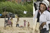 Happy and beautiful Cambodians