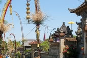 Street Decorations for Galungan & Kuningan, Ubud