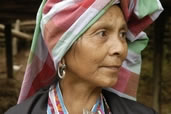 Lahu woman in traditional dress